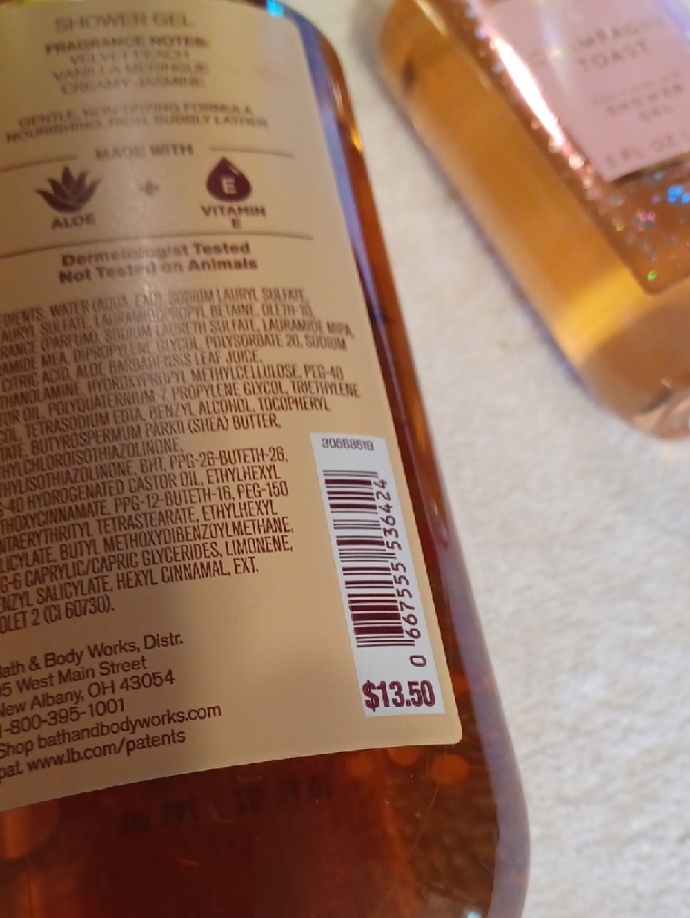 Bath & Body Works Body Wadh Shea + Aloe Shower Gel - Picture 5 of 6
